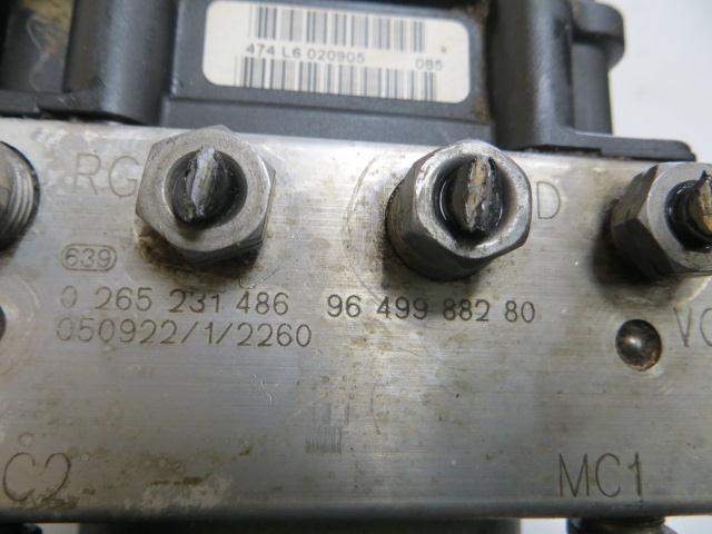 ABS CITROËN C4 9649988280 / 0265231486 96499882800265231486 - Vista 3
