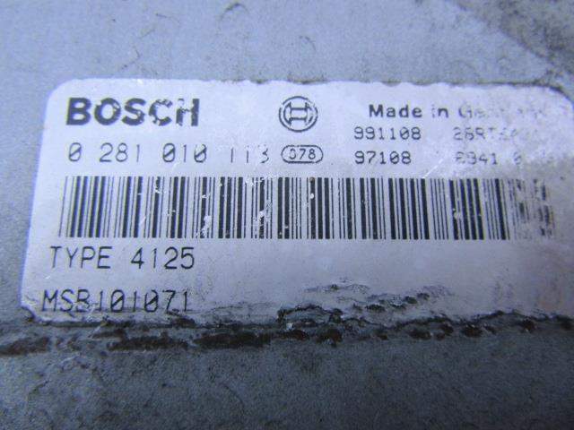 CENTRALITA LAND ROVER FREELANDER I Soft Top (L314) MSB101071 / 0281010113 MSB1010710281010113 - Vista 3