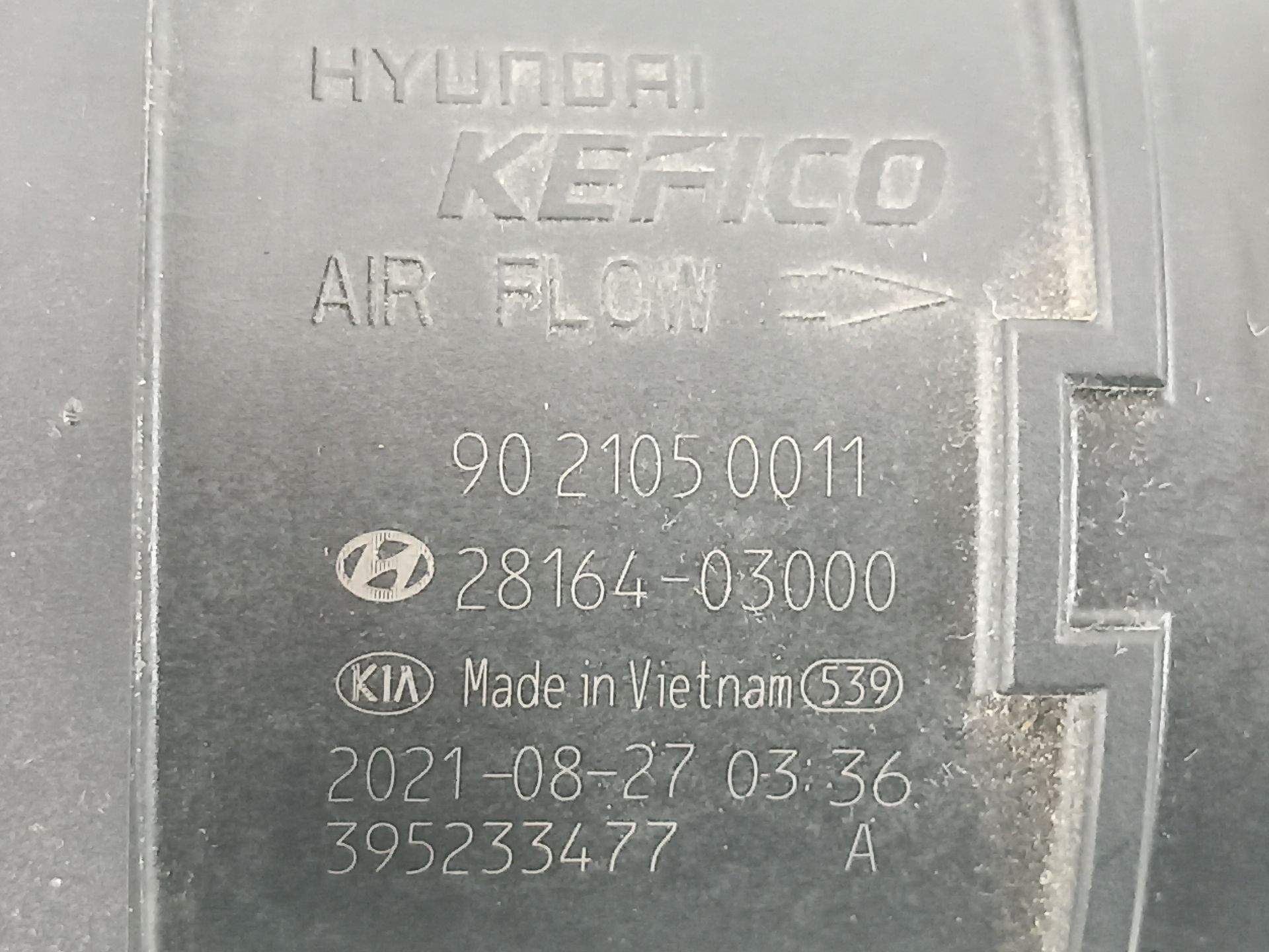 CAUDALIMETRO HYUNDAI KONA 2816403000 / 9021050011 28164030009021050011 - Vista 3