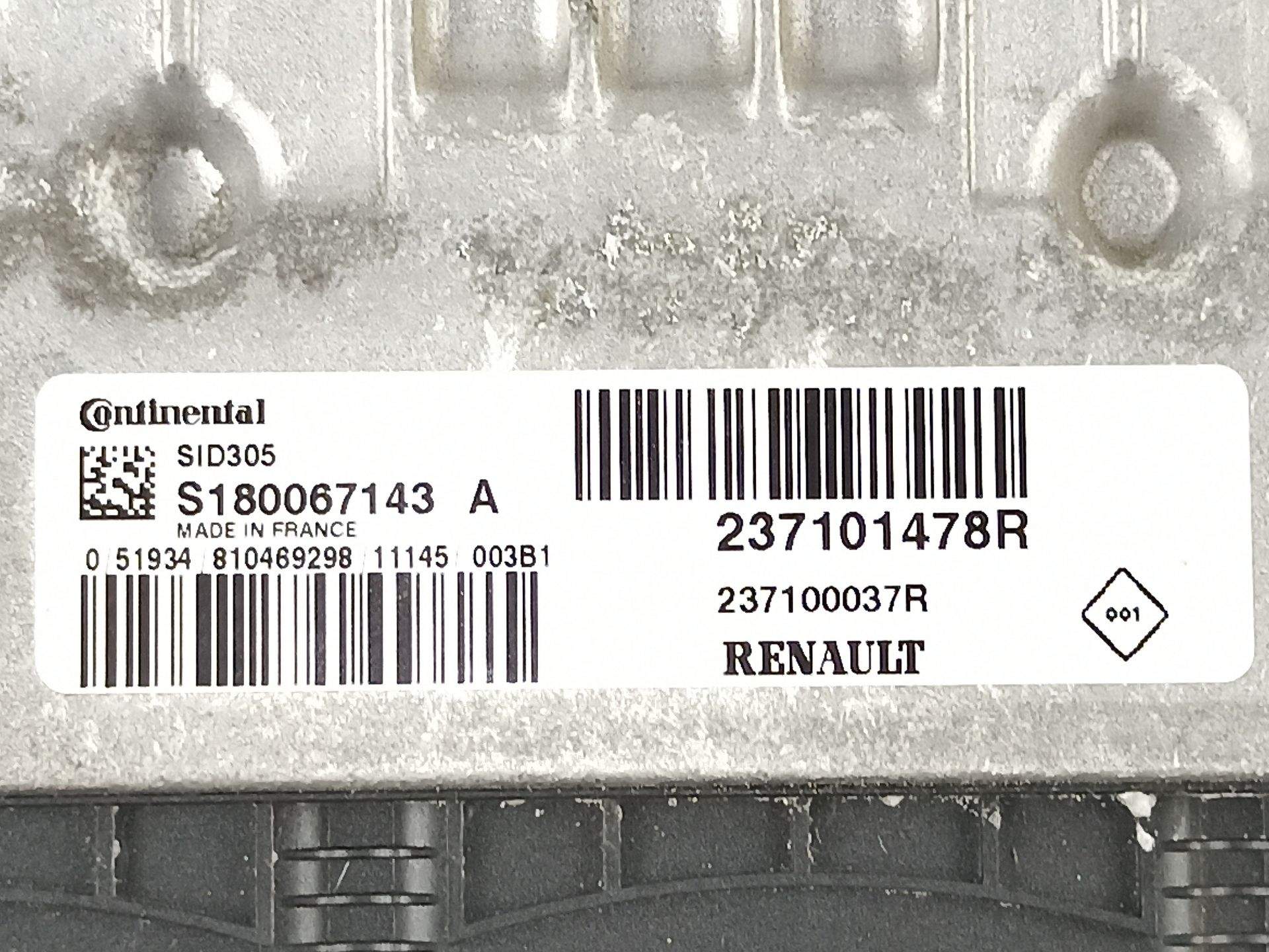 CENTRALITA RENAULT MEGANE III Hatchback (BZ0/1_, B3_) 237101478R / S180067143A 237101478RS180067143A - Vista 2