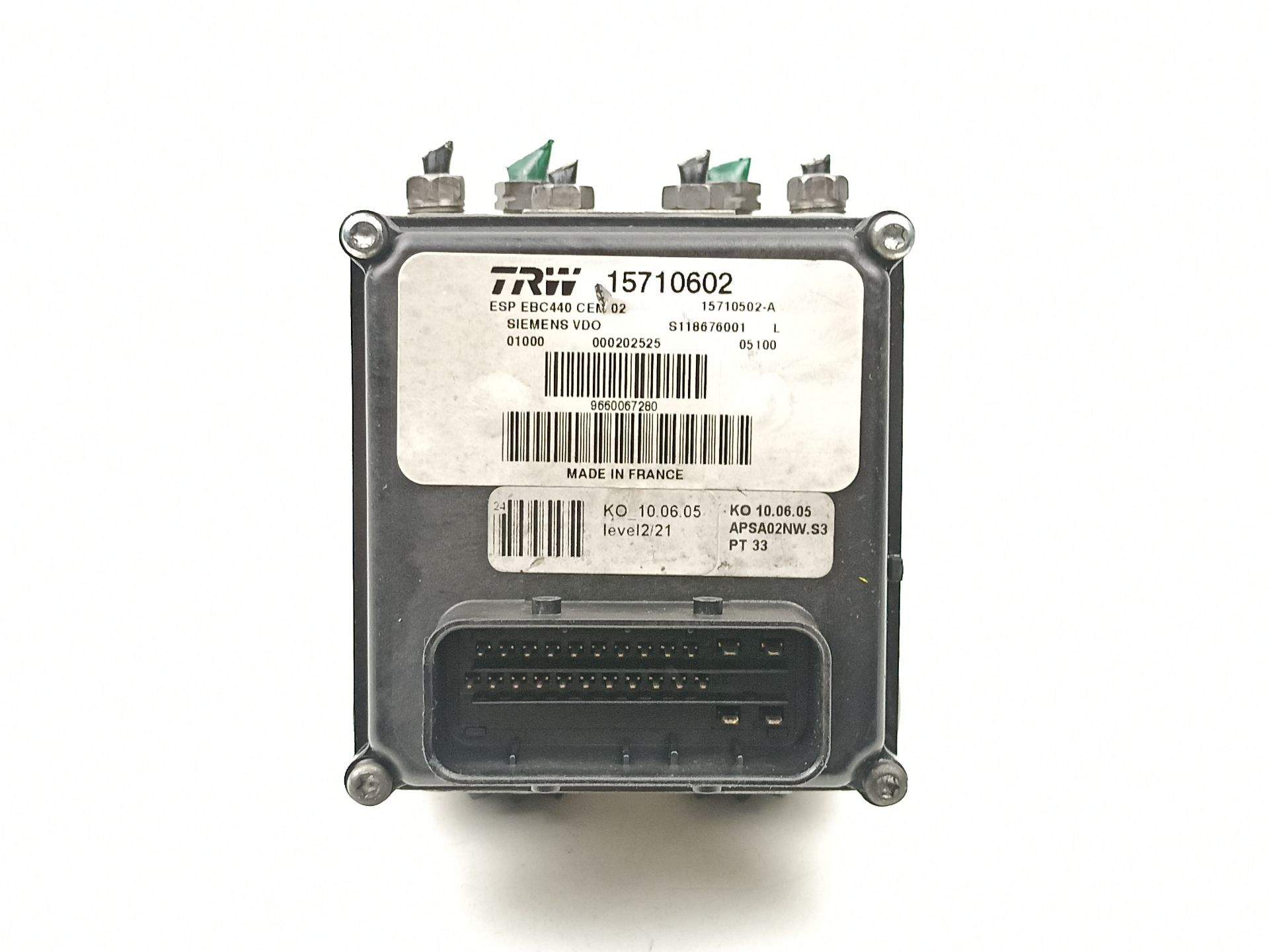 ABS PEUGEOT 407 (6D_) 9660067280 / 15710602 / S118676001 966006728015710602S118676001 - Vista 3