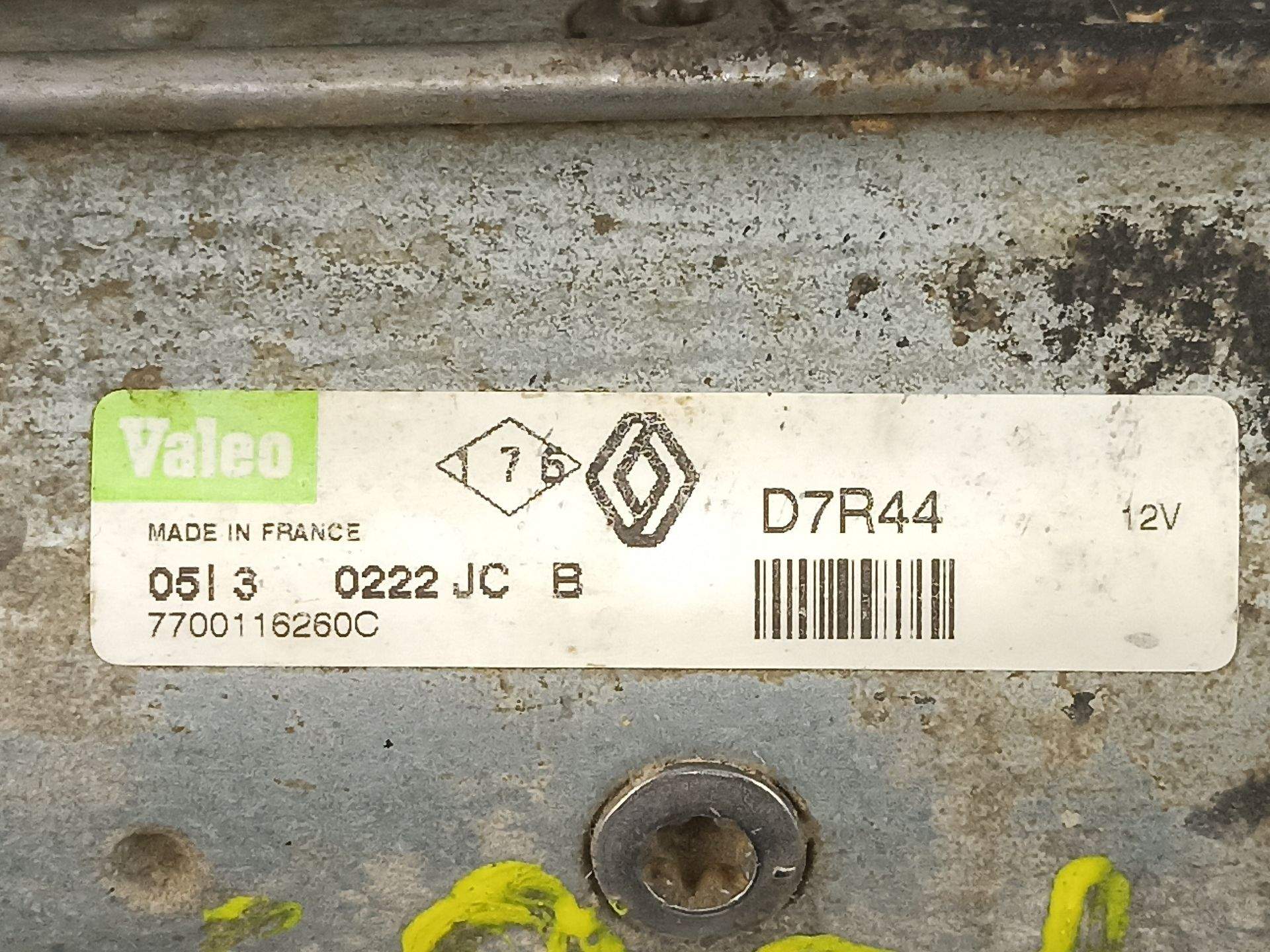 MOTOR ARRANQUE RENAULT TRAFIC II Furgoneta (FL) 7700116260 / D7R44 / 7700116260C 7700116260D7R447700116260C - Vista 2