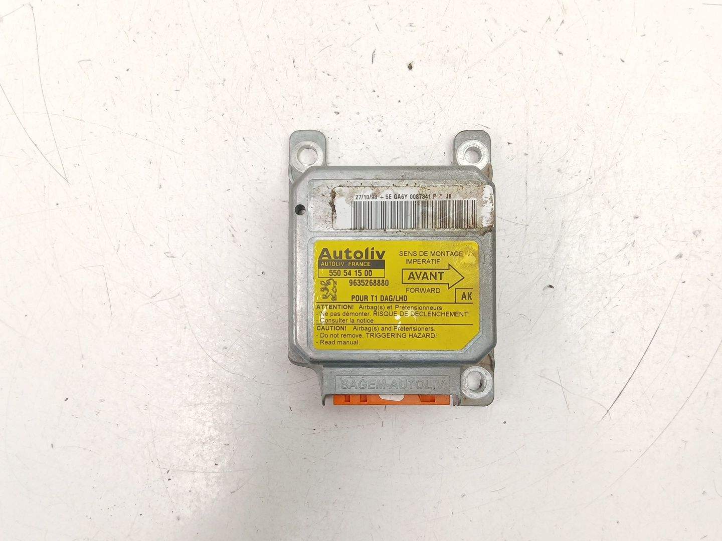 CENTRALITA AIRBAG PEUGEOT 206 Hatchback (2A/C) 9635268880 / 550541500 9635268880550541500 - Vista 3