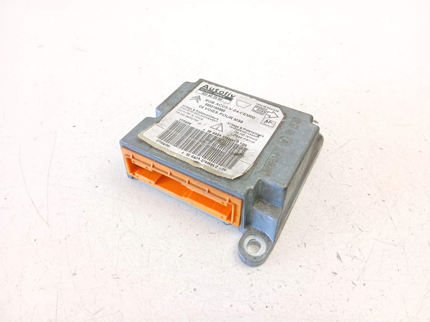 CENTRALITA AIRBAG CITROËN BERLINGO / BERLINGO FIRST Furgón/monospace (M_) 9653190880 / 603602500 9653190880603602500