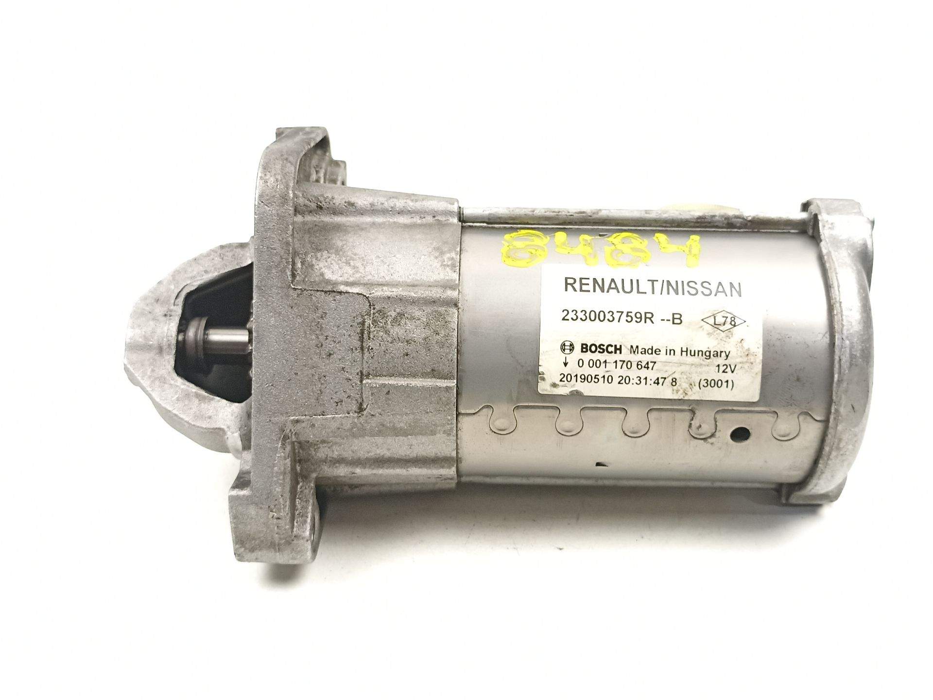 MOTOR ARRANQUE DACIA SANDERO II (B8_) 233003759R / 0001170647 233003759R0001170647 - Vista 3