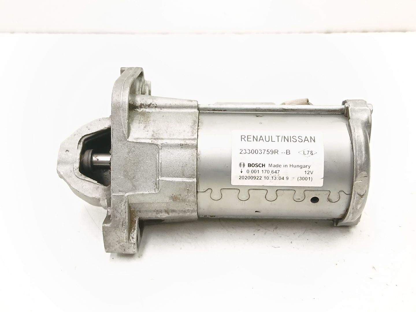 MOTOR ARRANQUE DACIA SANDERO II (B8_) 233003759R 233003759R - Vista 3