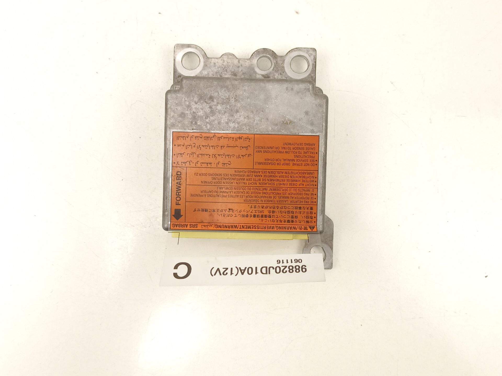 CENTRALITA AIRBAG NISSAN QASHQAI (J10) 98820JD10A 98820JD10A - Vista 2