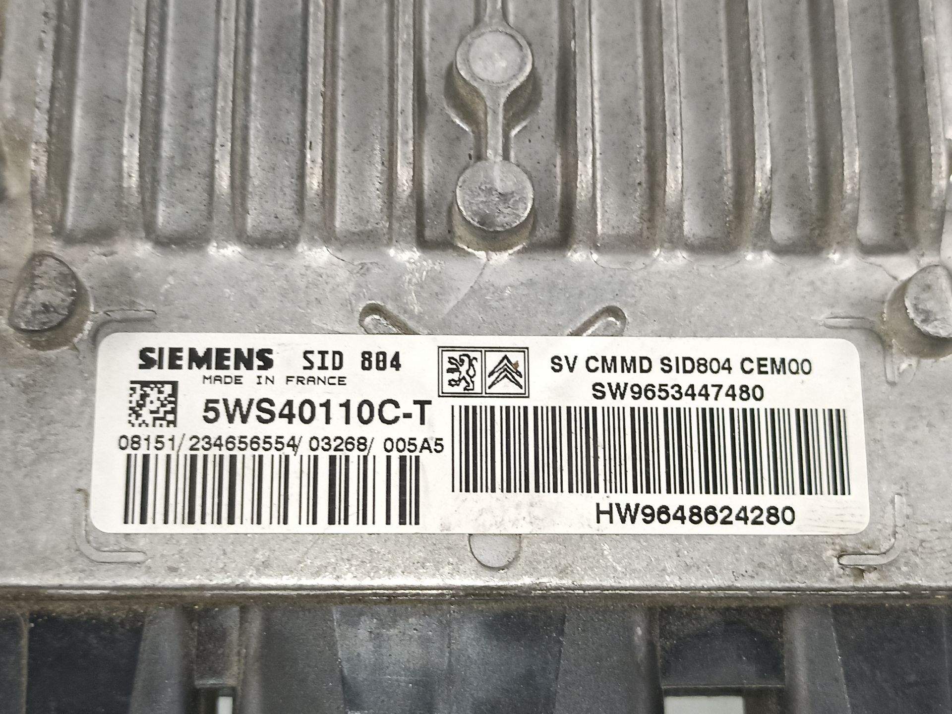 CENTRALITA CITROËN C3 9648624280 / 5WS40110C 96486242805WS40110C - Vista 2