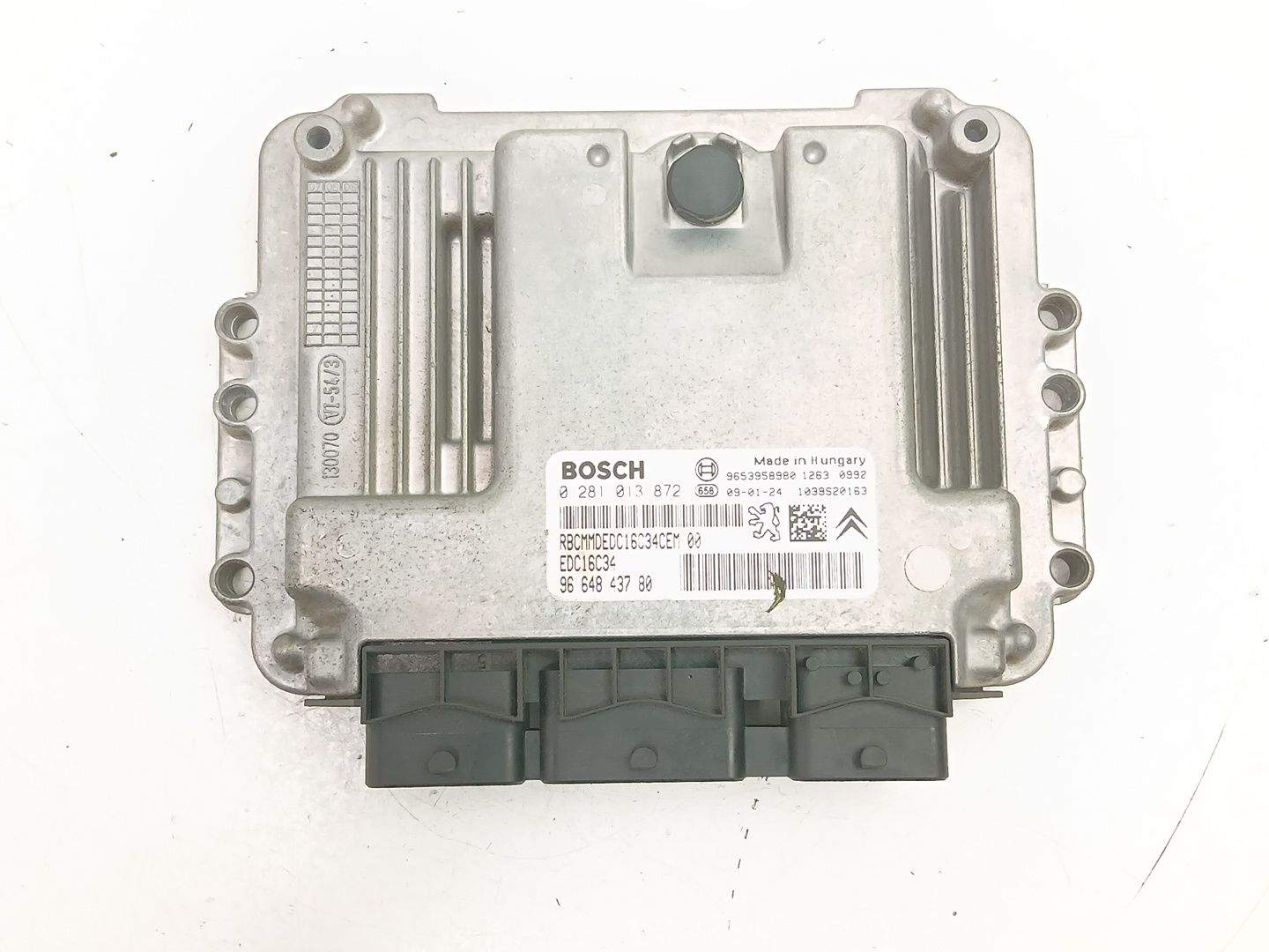 CENTRALITA CITROËN C3 PICASSO (SH_) 9653958980 / 0281013872 96539589800281013872 - Vista 2