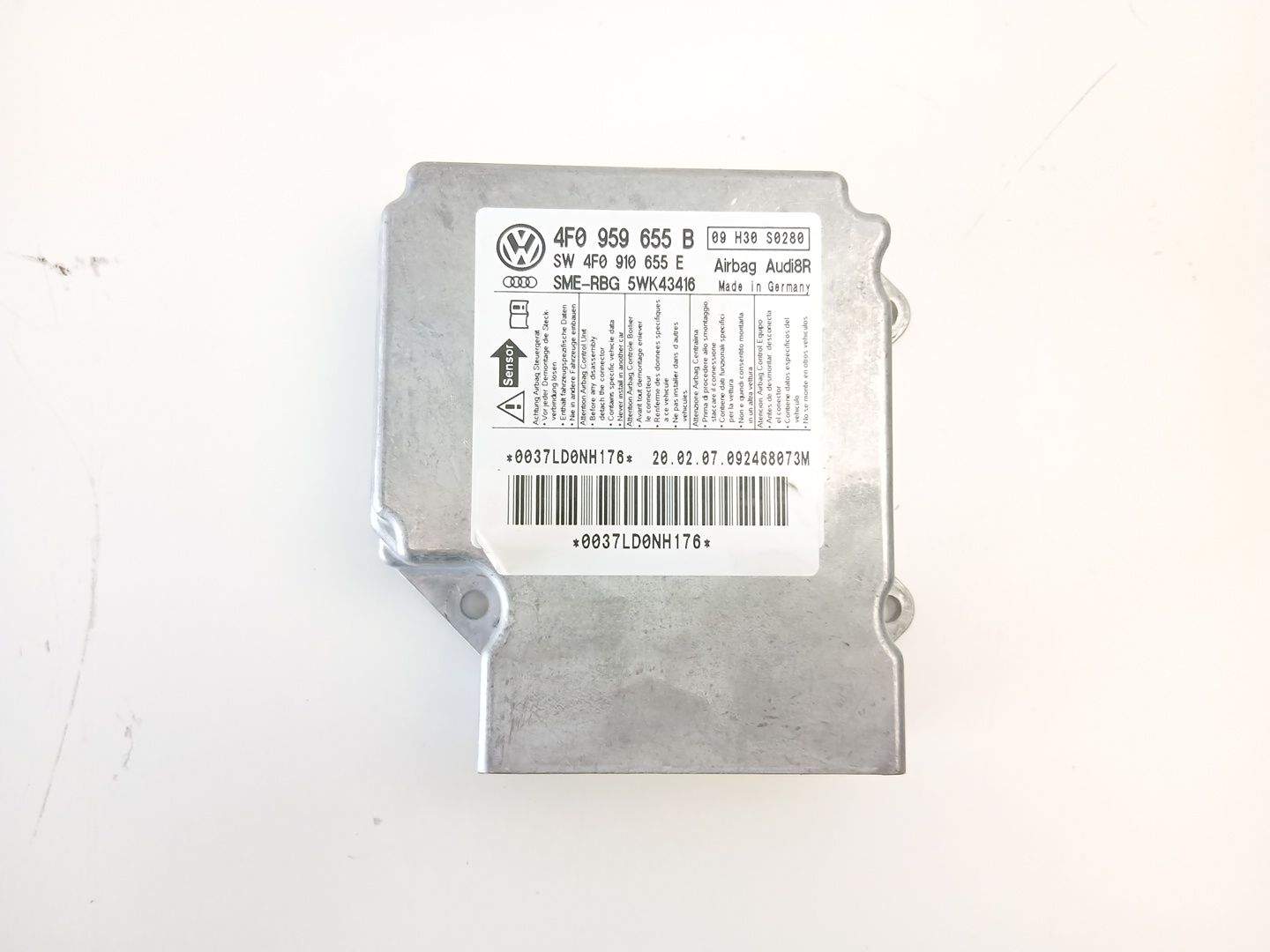 CENTRALITA AIRBAG AUDI A6 Allroad C6 (4FH) 4F0959655B / 4F0910655E / 5WK43416 4F0959655B4F0910655E5WK43416 - Vista 2