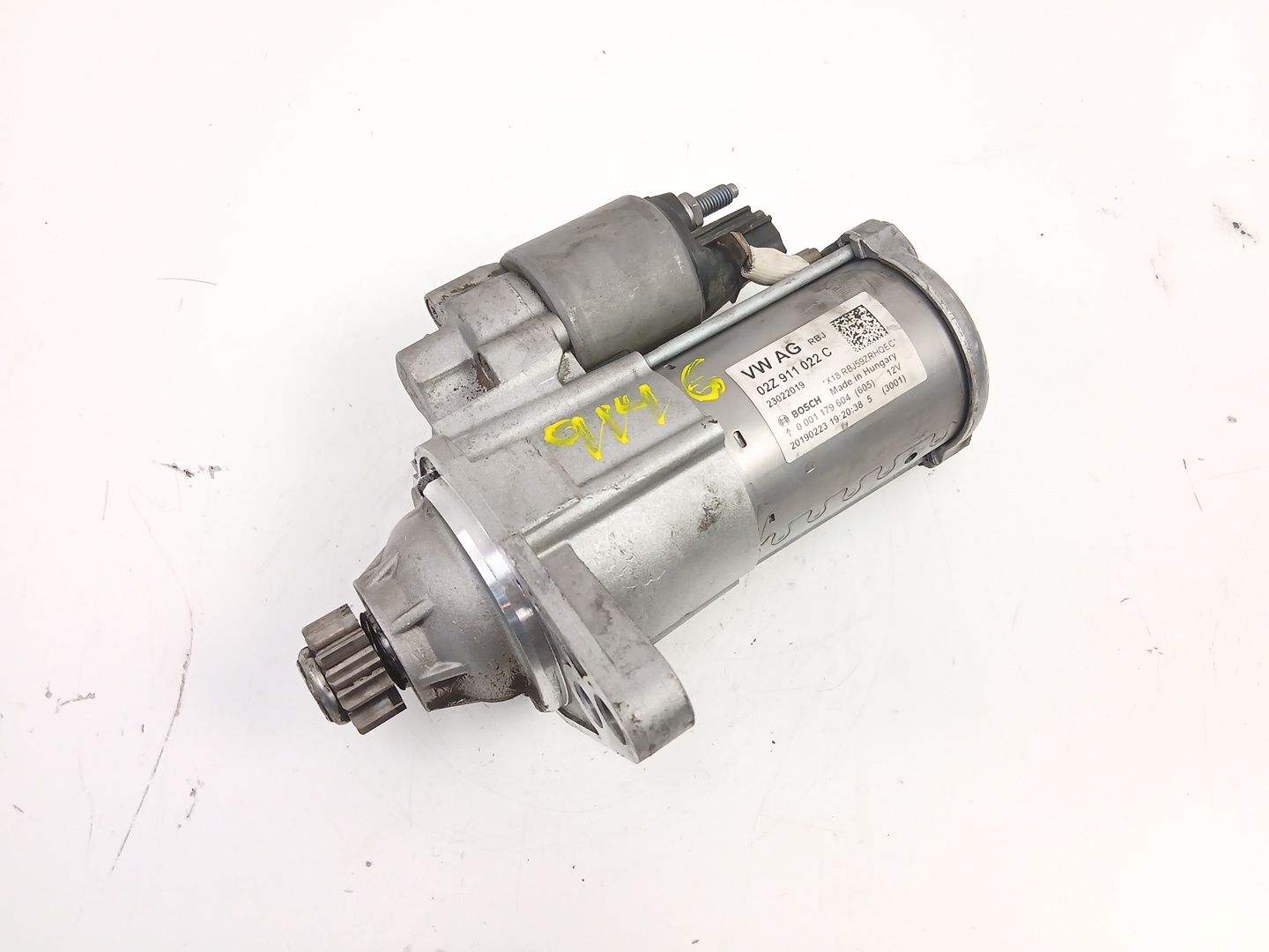 MOTOR ARRANQUE SEAT LEON (5F1) 02Z911022C / 0001179604 02Z911022C0001179604