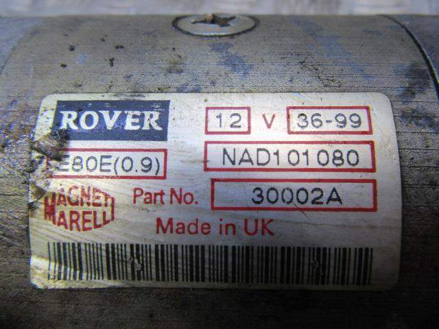 MOTOR ARRANQUE ROVER 400 II (RT) NAD101080 / 30002A NAD10108030002A - Vista 3