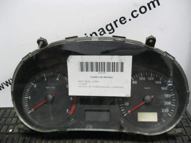 CUADRO INSTRUMENTOS SEAT IBIZA II (6K1) W06K0920850-VDO-110008924001 W06K0920850VDO110008924001