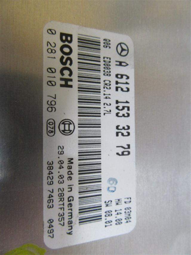 CENTRALITA MERCEDES-BENZ CLASE M (W163) A6121533279 / 0281010796 A61215332790281010796 - Vista 3