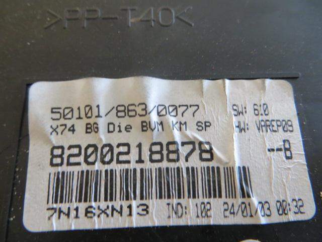 CUADRO INSTRUMENTOS RENAULT LAGUNA II (BG0/1_) 8200218878 8200218878 - Vista 3