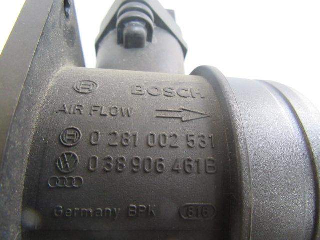 CAUDALIMETRO VOLKSWAGEN GOLF 038906461B / 0281002531 038906461B0281002531 - Vista 3