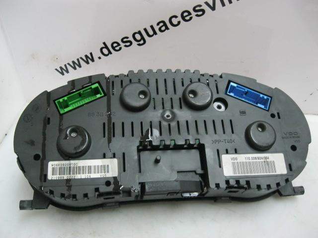 CUADRO INSTRUMENTOS SEAT IBIZA II (6K1) VDO 110.008/924/004 VDO110008924004 - Vista 3