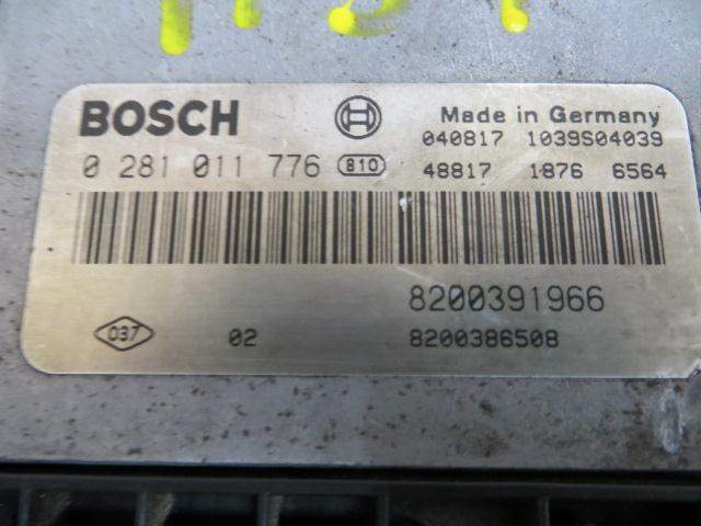CENTRALITA RENAULT SCENIC 8200391966 / 0281011776 82003919660281011776 - Vista 3