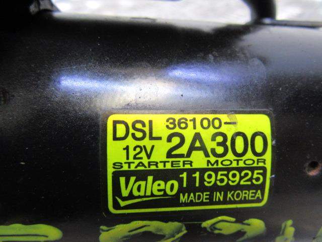 MOTOR ARRANQUE HYUNDAI GETZ (TB) 361002A300 / 1195925 361002A3001195925 - Vista 3