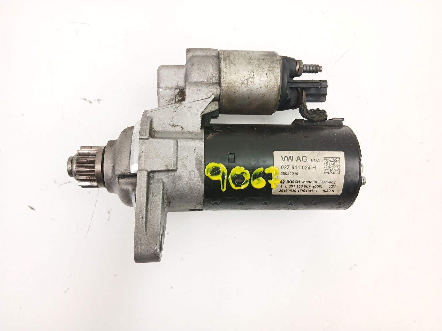 MOTOR ARRANQUE VOLKSWAGEN TRANSPORTER T6 Furgoneta (SGA, SGH, SHA, SHH) 02Z911024H / 0001153007 02Z911024H0001153007 - Vista 2