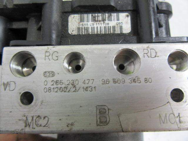 ABS CITROËN C4 PICASSO I Monospace (UD_) 9660934580 / 0265230477 96609345800265230477 - Vista 3
