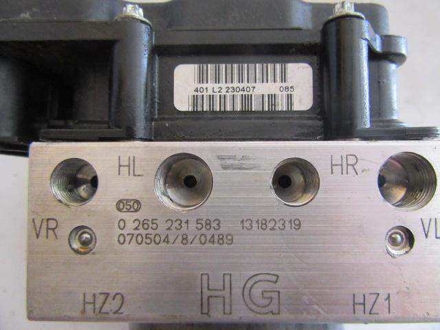 ABS OPEL MERIVA A Monospace (X03) 13182319 / 0265800443 / 0265231583 1318231902658004430265231583 - Vista 3