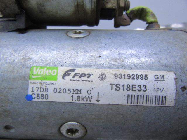 MOTOR ARRANQUE OPEL CORSA D (S07) 93192995 / 17D80205MM 9319299517D80205MM - Vista 3