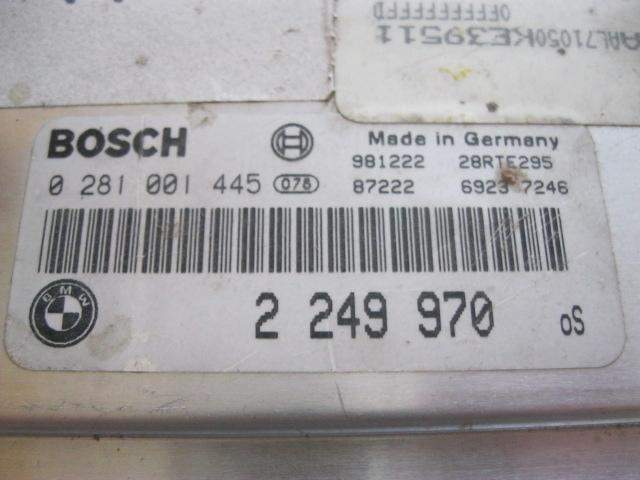 CENTRALITA BMW 320 2249970 / 0281001445 22499700281001445 - Vista 3