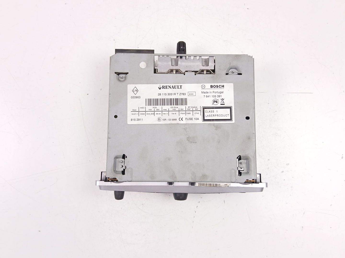 RADIO CD/MP3 RENAULT MEGANE III Grandtour (KZ0/1) 281153051R / 259150931R / 253B00345R 281153051R259150931R253B00345R - Vista 2