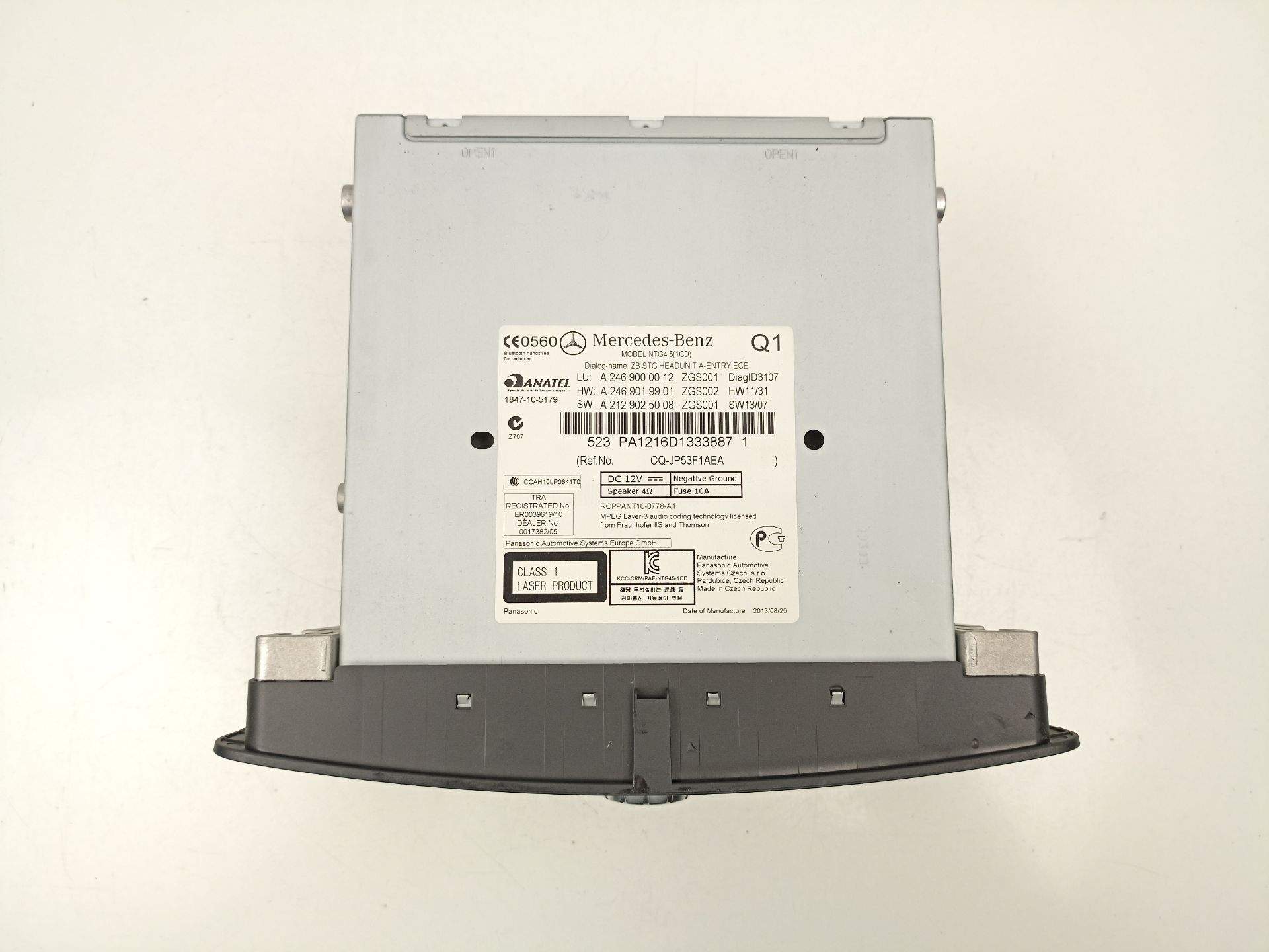 RADIO CD/MP3 MERCEDES-BENZ CLASE A (W176) A2469001206 / A1729023903 / A2469016002 A2469001206A1729023903A2469016002 - Vista 2