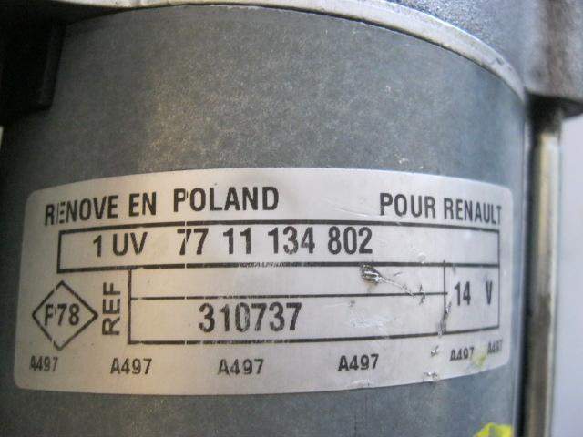 MOTOR ARRANQUE RENAULT MEGANE 7711134802 / 310737 7711134802310737 - Vista 3