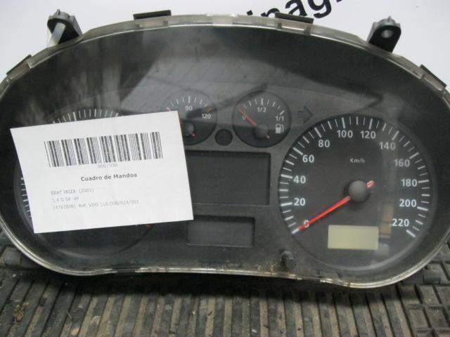 CUADRO INSTRUMENTOS SEAT IBIZA II (6K1) VDO 110.008/924/001 VDO110008924001