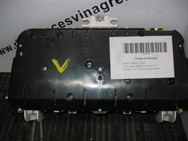 CUADRO INSTRUMENTOS TOYOTA COROLLA 838000F060 / MB2574203689 838000F060MB2574203689 - Vista 3
