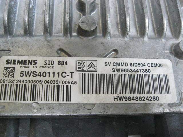 CENTRALITA CITROËN C2 (JM_) 9653447380 / 5WS40111CT 96534473805WS40111CT - Vista 3