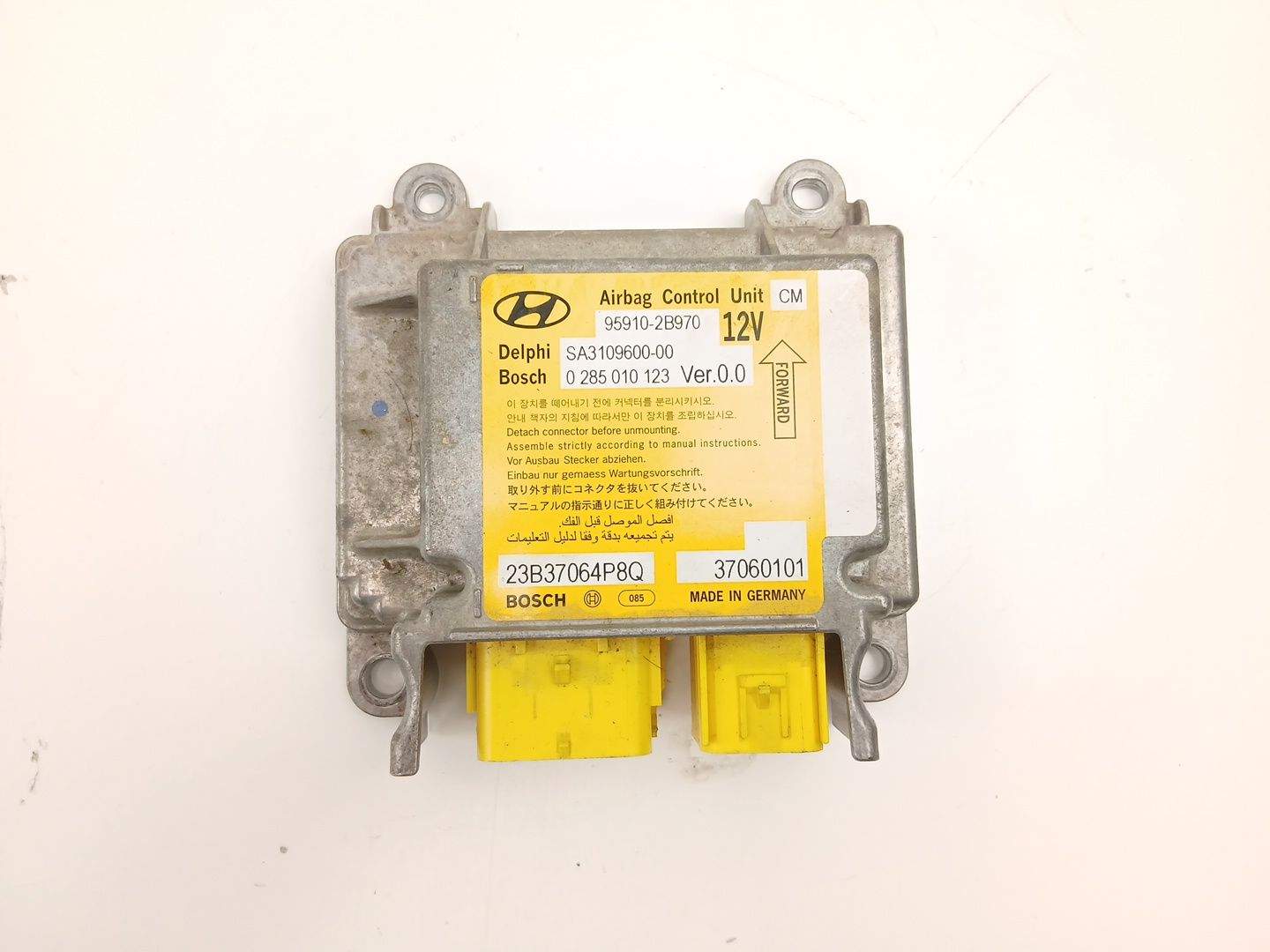 CENTRALITA AIRBAG HYUNDAI SANTA FÉ II (CM) 959102B970 / SA310960000 / 0285010123 959102B970SA3109600000285010123 - Vista 2