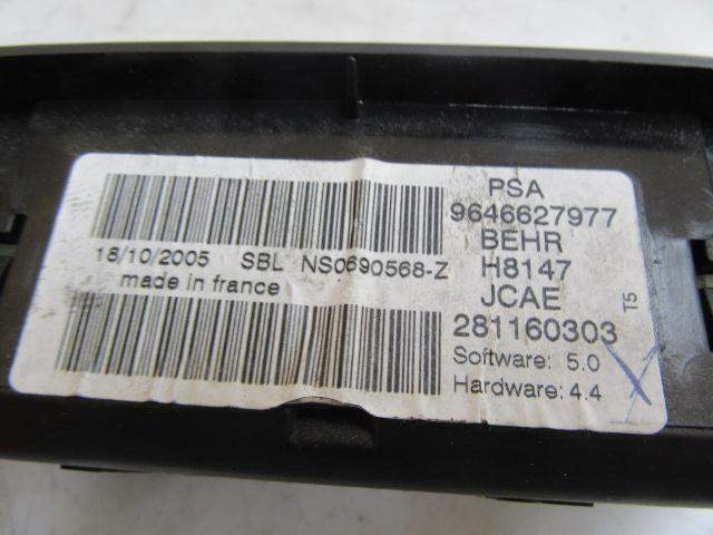 MANDOS CALEFACCION AIRE PEUGEOT 307 SW (3H) 9646627977 9646627977 - Vista 3