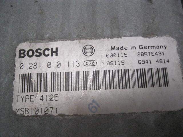 CENTRALITA LAND ROVER FREELANDER MSB101071 / 0281010113 MSB1010710281010113 - Vista 3