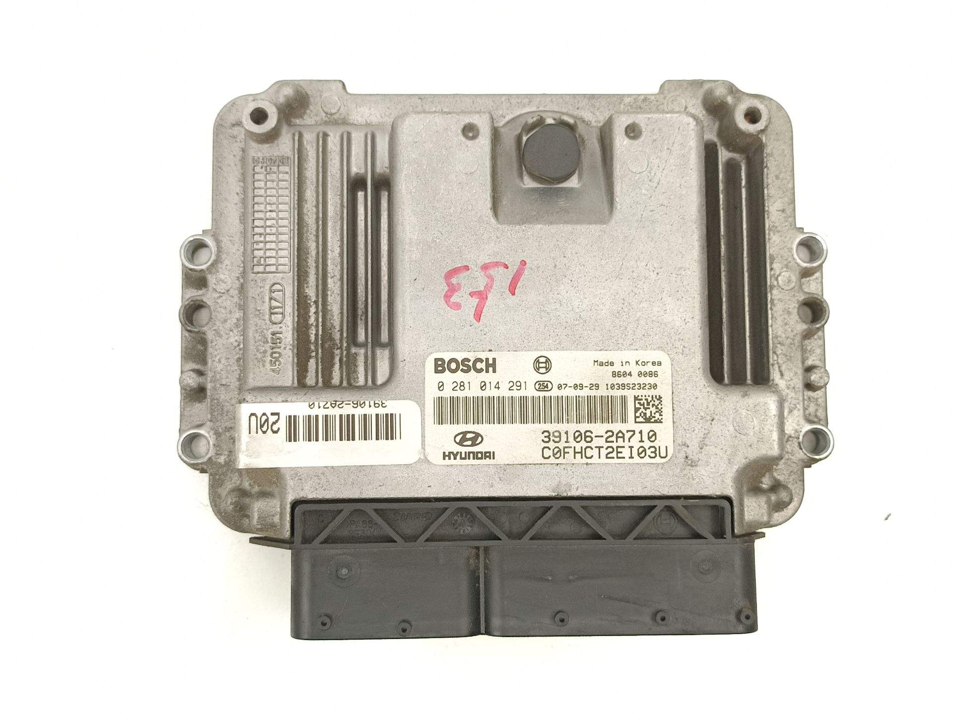 CENTRALITA HYUNDAI i30 (FD) 391062A710 / 0281014291 391062A7100281014291 - Vista 2